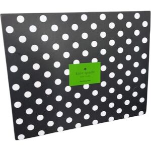 NWT Kate Spade Polka Dot Nesting Gift/Storage Box - Black & White